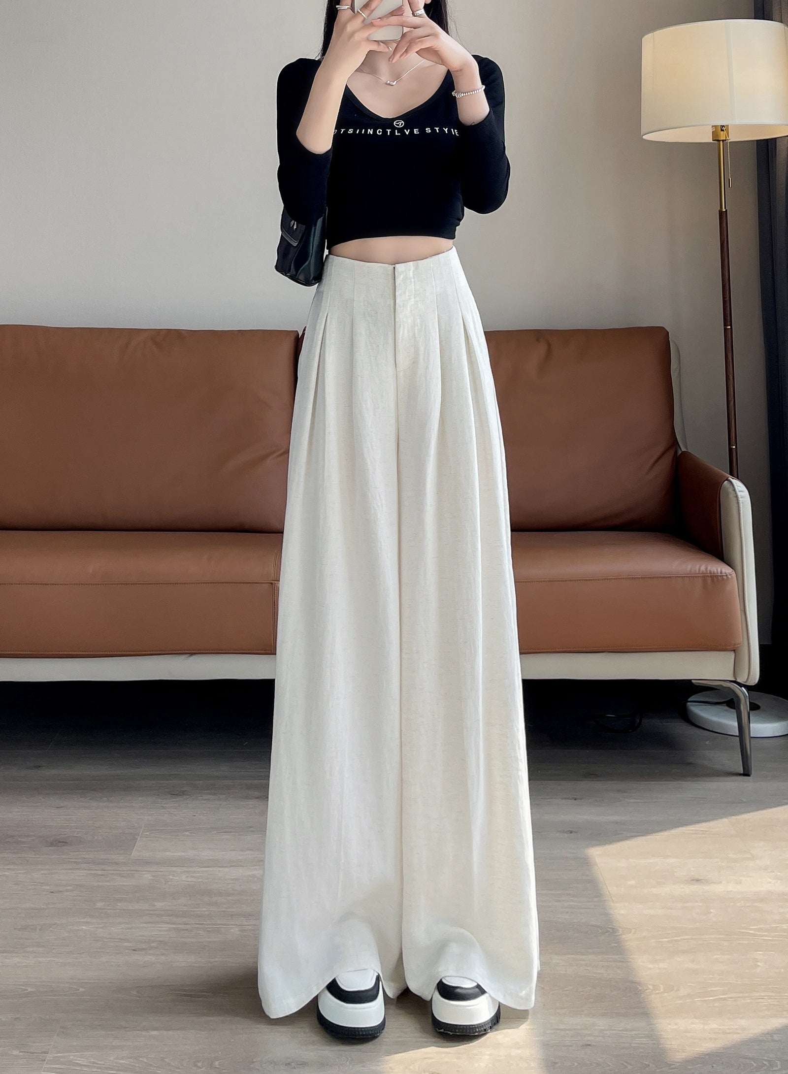 Wide-leg Pants