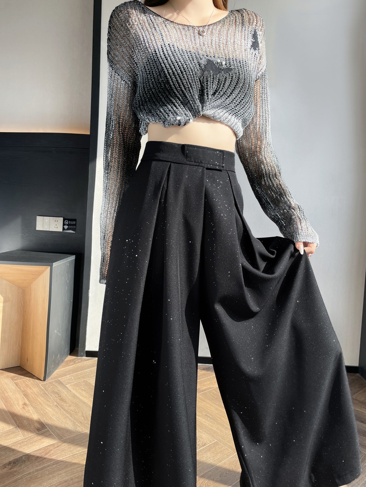 Wide Leg Trousers