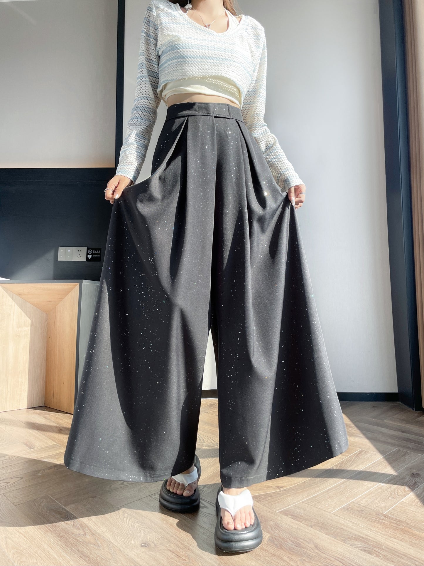 Wide Leg Trousers