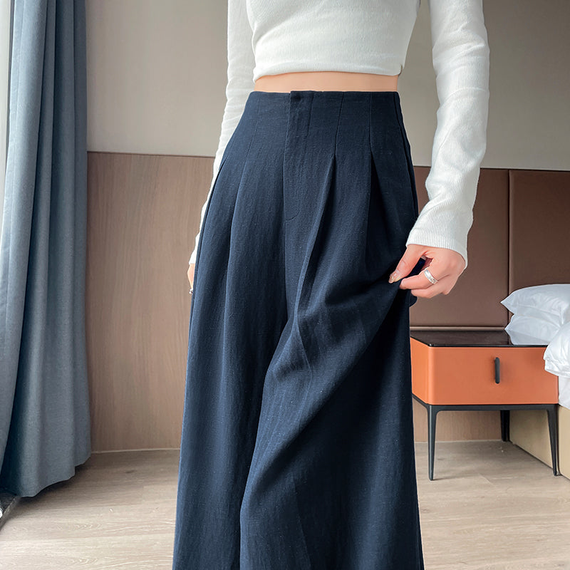 Wide-leg Trousers