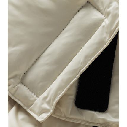 Hooded Belted Waterproof Calf-Length Down Coat
