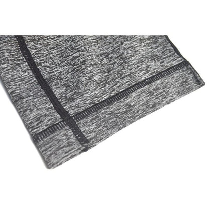 Pantalones cortos deportivos ajustados de yoga y fitness de secado rápido con levantamiento de glúteos grises