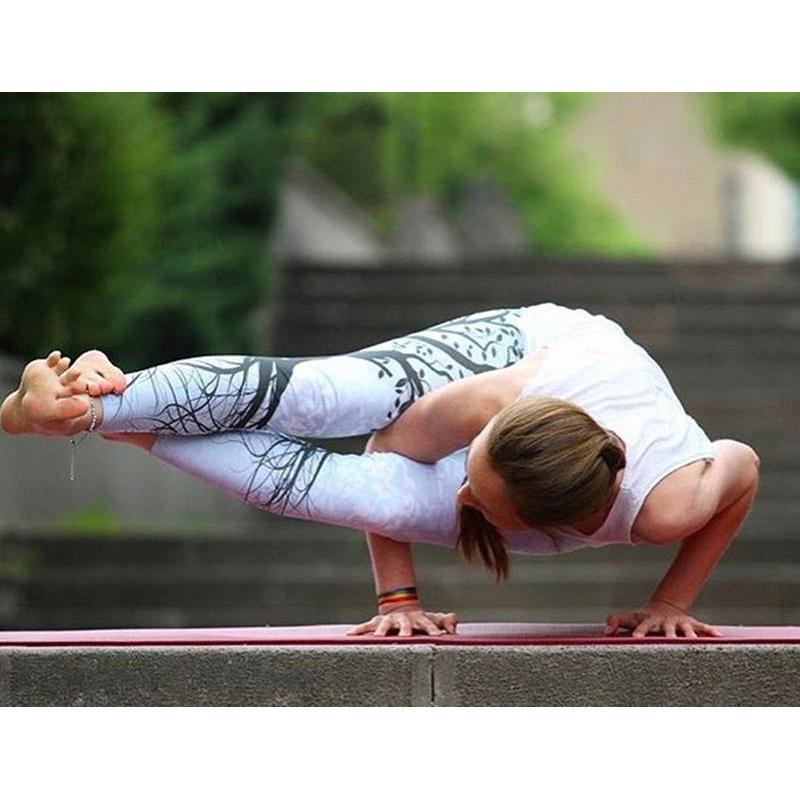Leggings de sport imprimés, élastiques pour le yoga et le fitness