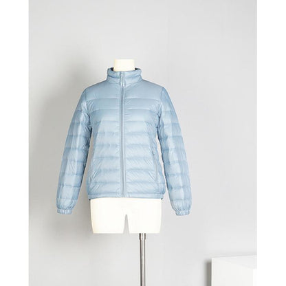 Quilted Cropped Lightweight Down Jacket