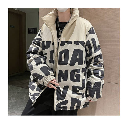 Warmth Casual Thickened Reversible Puffer Jacket