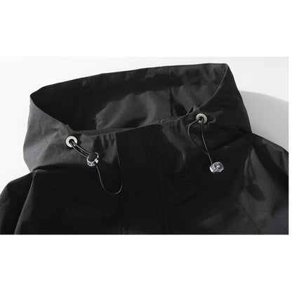 Winddichte, vielseitige Arbeitskleidungs-Stil Regenjacke mit Kapuze