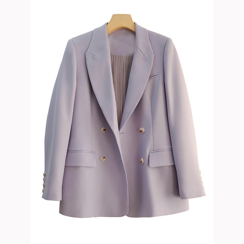 Blazer Morado Estilizado y Elegante