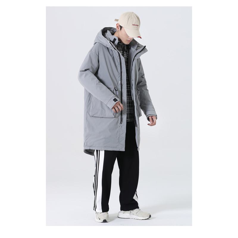 Chic Warmth Thigh-Length Down Coat