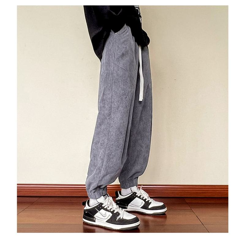 Trendy Knitted Tapered Sports Loose-Fit Sweatpant