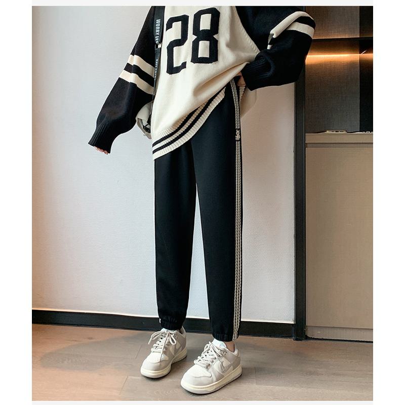 Casual Banana-Shaped Plus Sports Tapered Loose Fit Sweatpants