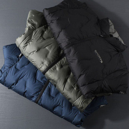 Padded In-Seam Pocket Quilted Lightweight Down Jacket