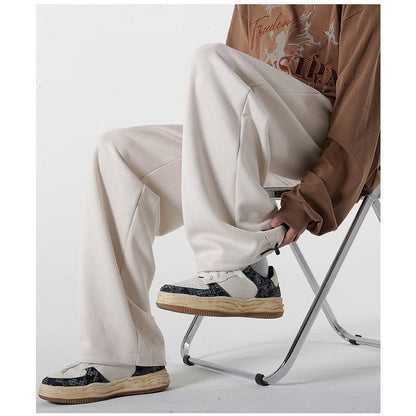 Pantalon de survêtement en velours de chameau tricoté polyvalent