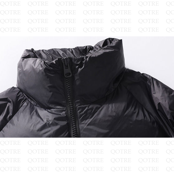 Casual Hooded Thickened Hooded Solid Down Jacket
