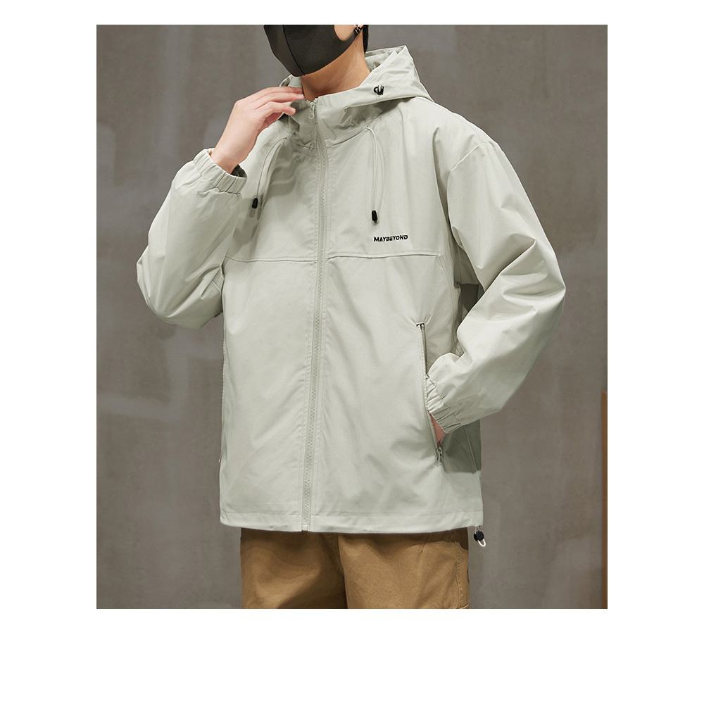 Raincoat Hooded Full Zip Windbreaker
