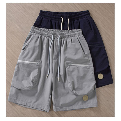 Versátiles Pantalones Cortos Informales con Cintura de Cordón, de Moda para el Trabajo