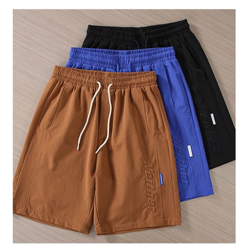 Versatile Slant Pocket Drawstring Waist Shorts