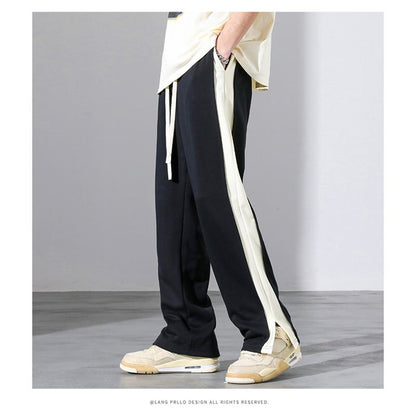 Versatile Draping Trendy Floor-Length Straight Pants Loose Fit Sweatpant