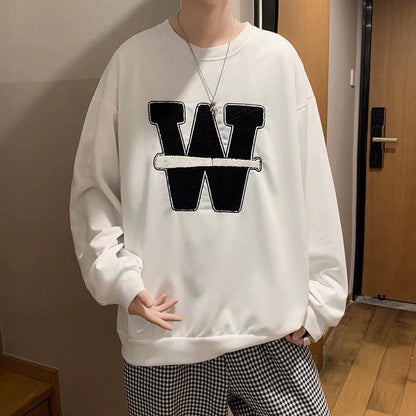 Pullover Loose-Fit Letter Chic Sweatshirt