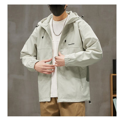 Raincoat Hooded Full Zip Windbreaker