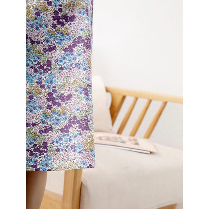 Versatile Floral Print Print Pastoral Dress