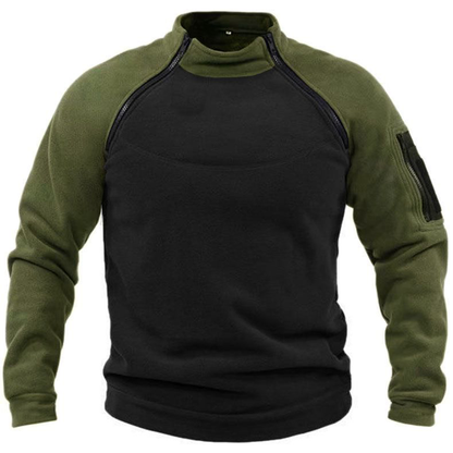 Sweatshirt en molleton respirant à motifs colorés et à flocons granulaires