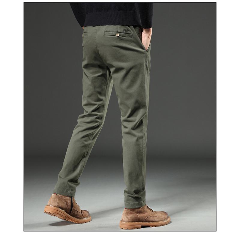 Pantalones de color sólido antiestáticos versátiles para negocios