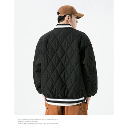 Loose Fit Woolen Versatile Varsity Jacket