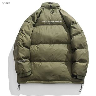 White Duck Down Casual Thickened Stand-Up Collar Warmth Down Jacket