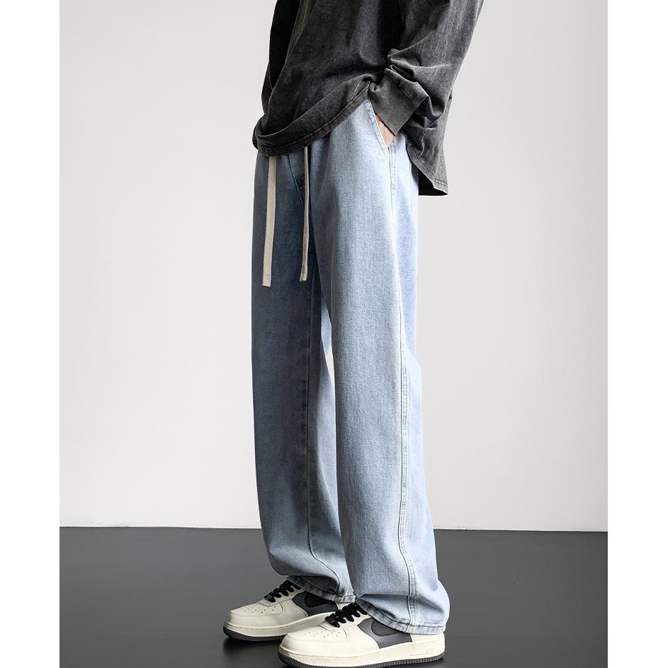 Pantalones versátiles estilo callejero de pierna recta