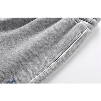 Pantalon de sport en tricot à taille élastique et coupe ample