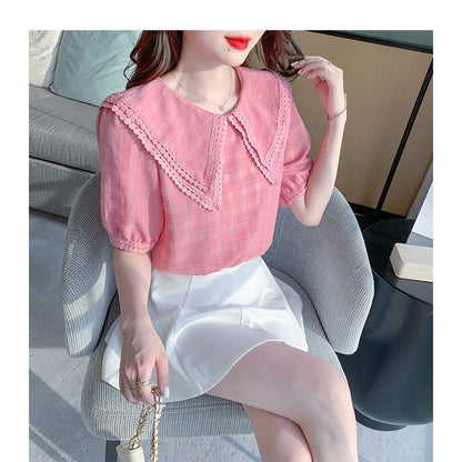 Super Fairy V-Neck Chiffon Blouse