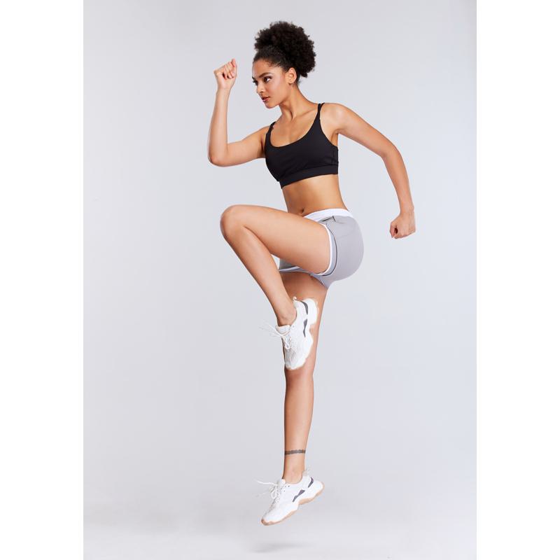 Atmungsaktive, eng anliegende, elastische Sportshorts für Yoga