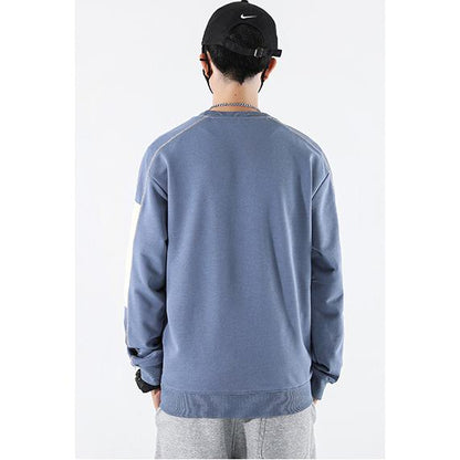 Casual Round Neck Pullover Men's Sweatshirt