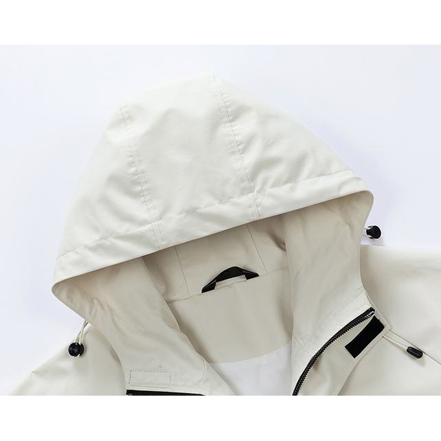 Veste à capuche imperméable et coupe-vent pour l'extérieur