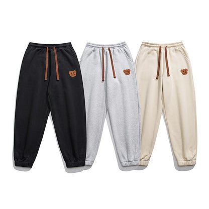 Sport Versatile Trendy Knitted Tapered Loose Fit Sweatpant