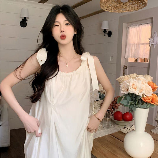 フレンチスタイルの妖精が旅するホワイトバカンスビーチドレス