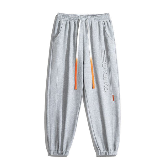 Straight Trendy Knitted Tapered Sports Loose Fit Sweatpant