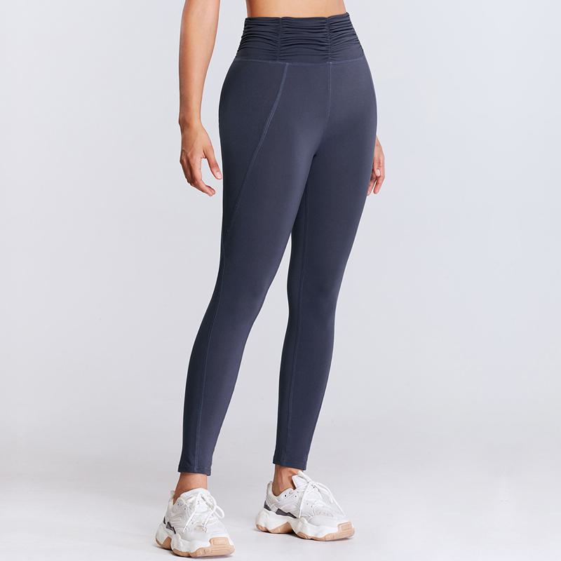 Yoga High-Waisted eng anliegende Slim-Fit Sport-Fitness-Hose mit hoher Elastizität für Laufen und Sport.