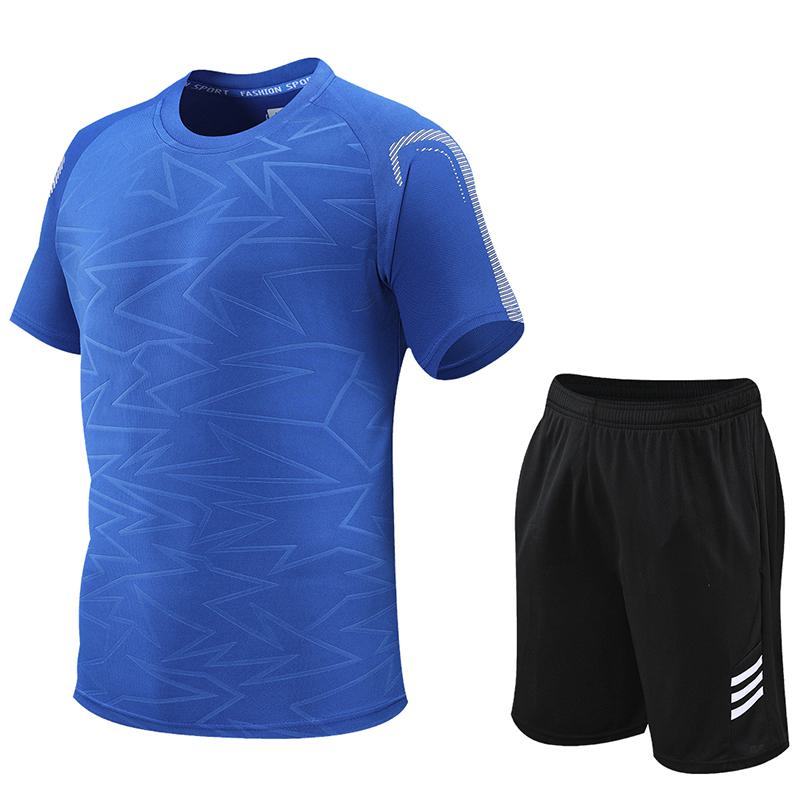 Conjunto deportivo de ropa deportiva de secado rápido y holgado para correr casualmente y hacer ejercicio, tallas grandes y ajuste suelto.