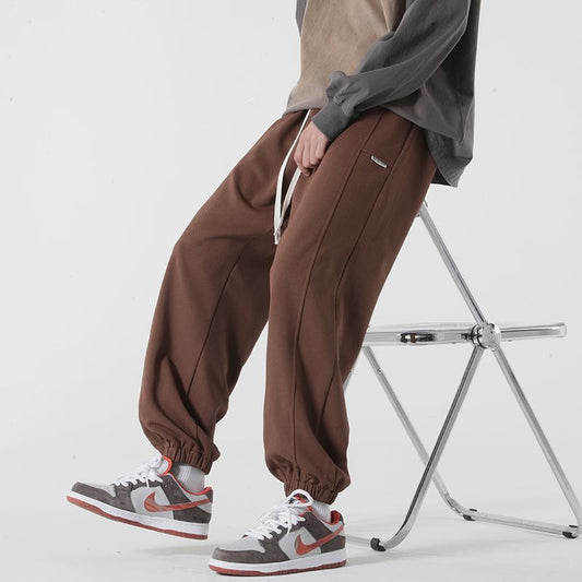 Casual Sports Knitted Tapered Pants