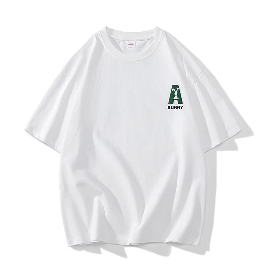 Men's T-Shirt Pure Cotton Loose-Fit Print Short Sleeve Tee
