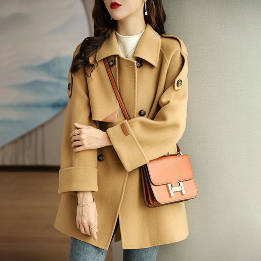 Chic Casual Wool Blend Coat