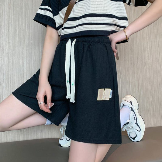 Houndstooth Thin Casual Sports Shorts