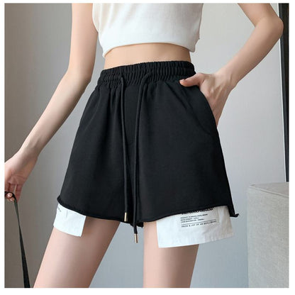 Casual Chic Pocket Loose Fit Drawstring Shorts