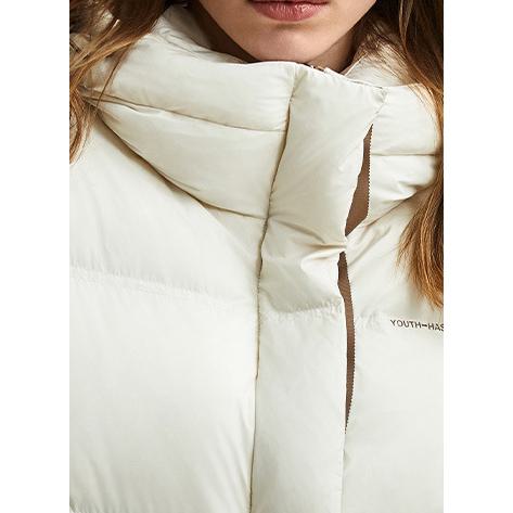Hooded Cropped Puffa Down Jacket