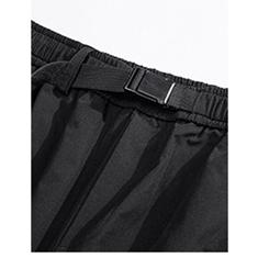 Weite Patchwork-Hose mit elastischem Bund und lockerem Schnitt