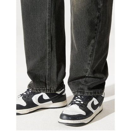 Lässige Loose-Fit Classic Jeans mit geradem Bein und elastischem Bund