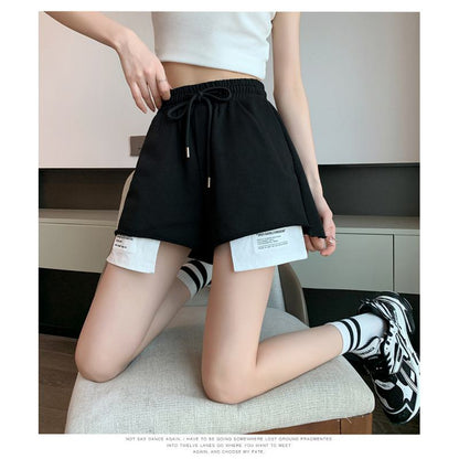 Casual Chic Pocket Loose Fit Drawstring Shorts