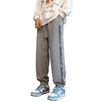 Sportliche Strick-Sweatpants mit Kordelzug und lockerer Passform