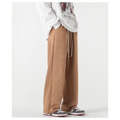 Pantalon de survêtement en velours de chameau tricoté polyvalent